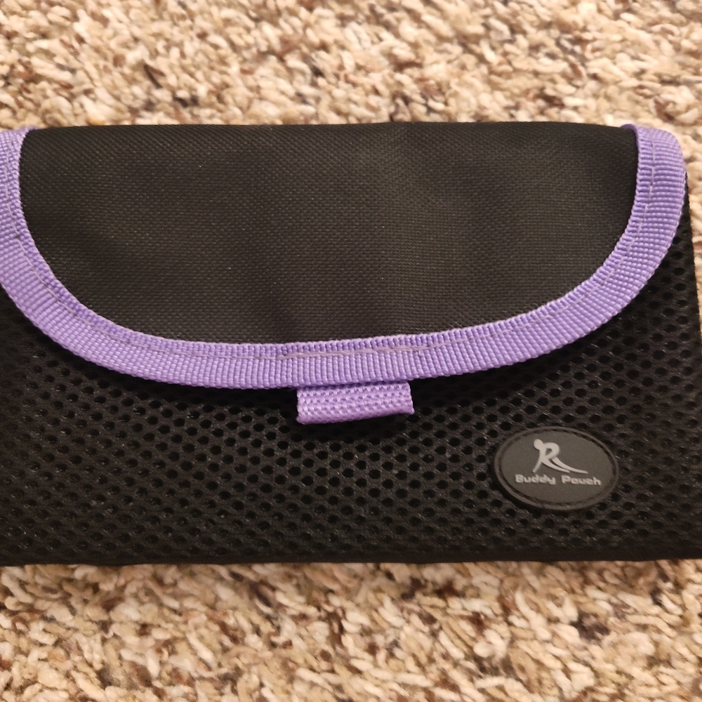 Black and Purple Wallet